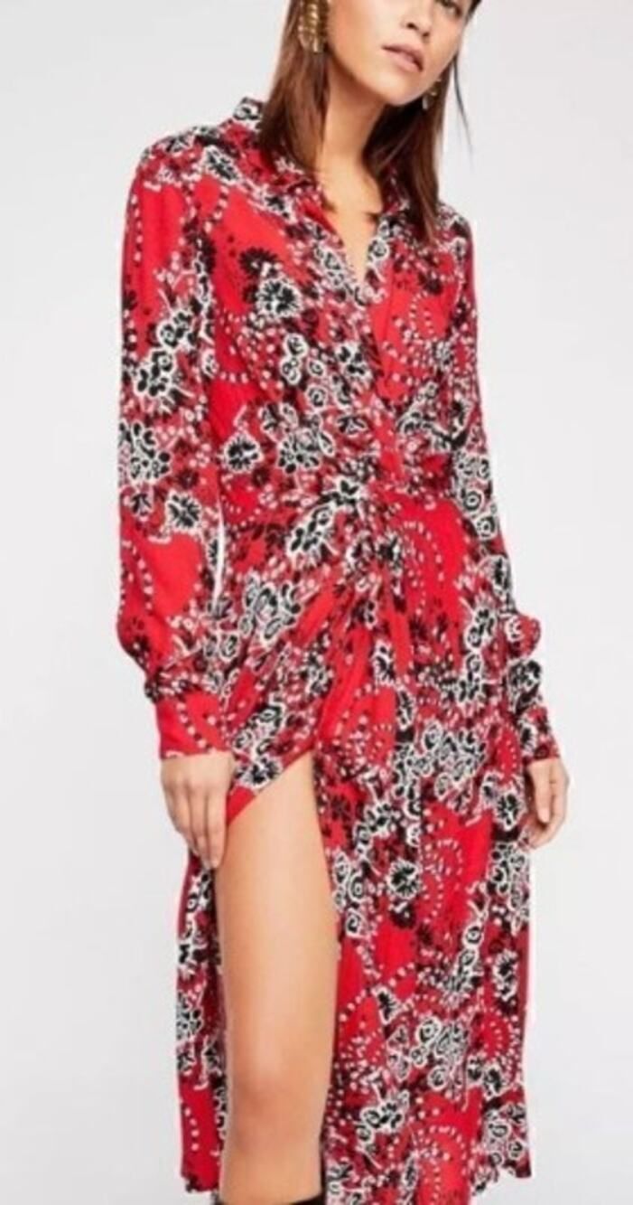 NWT Free People Tough Love Midi Dress Sz. 4